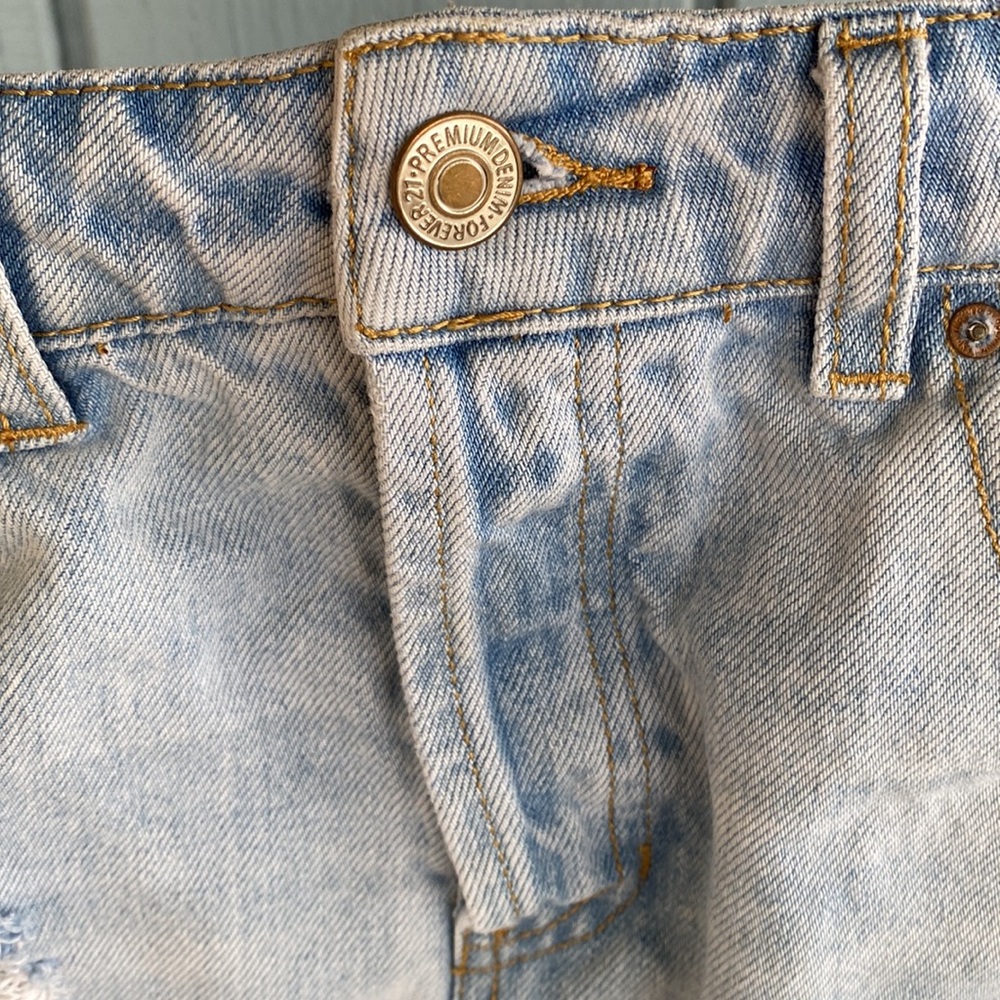 Forever 21 Distressed Jean Shorts - Picture 5 of 9